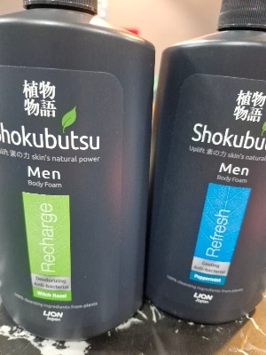 SHOKUBUTSU Men Peppermint Antibacterial Body Foam 900ml - Refresh